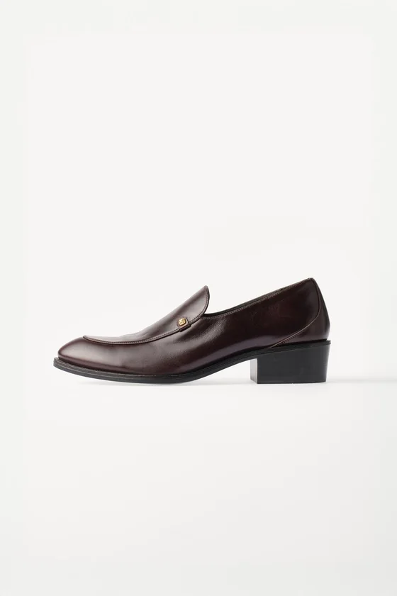 Кожаные мокасины willy chavarria x zara