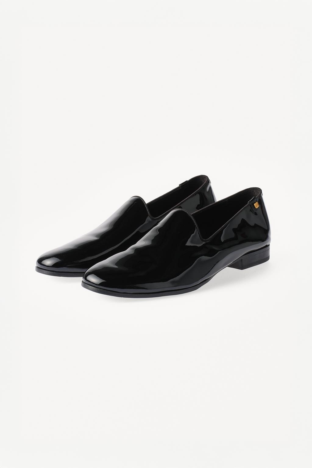 Туфли без каблука из лакированной кожи willy chavarria x zara