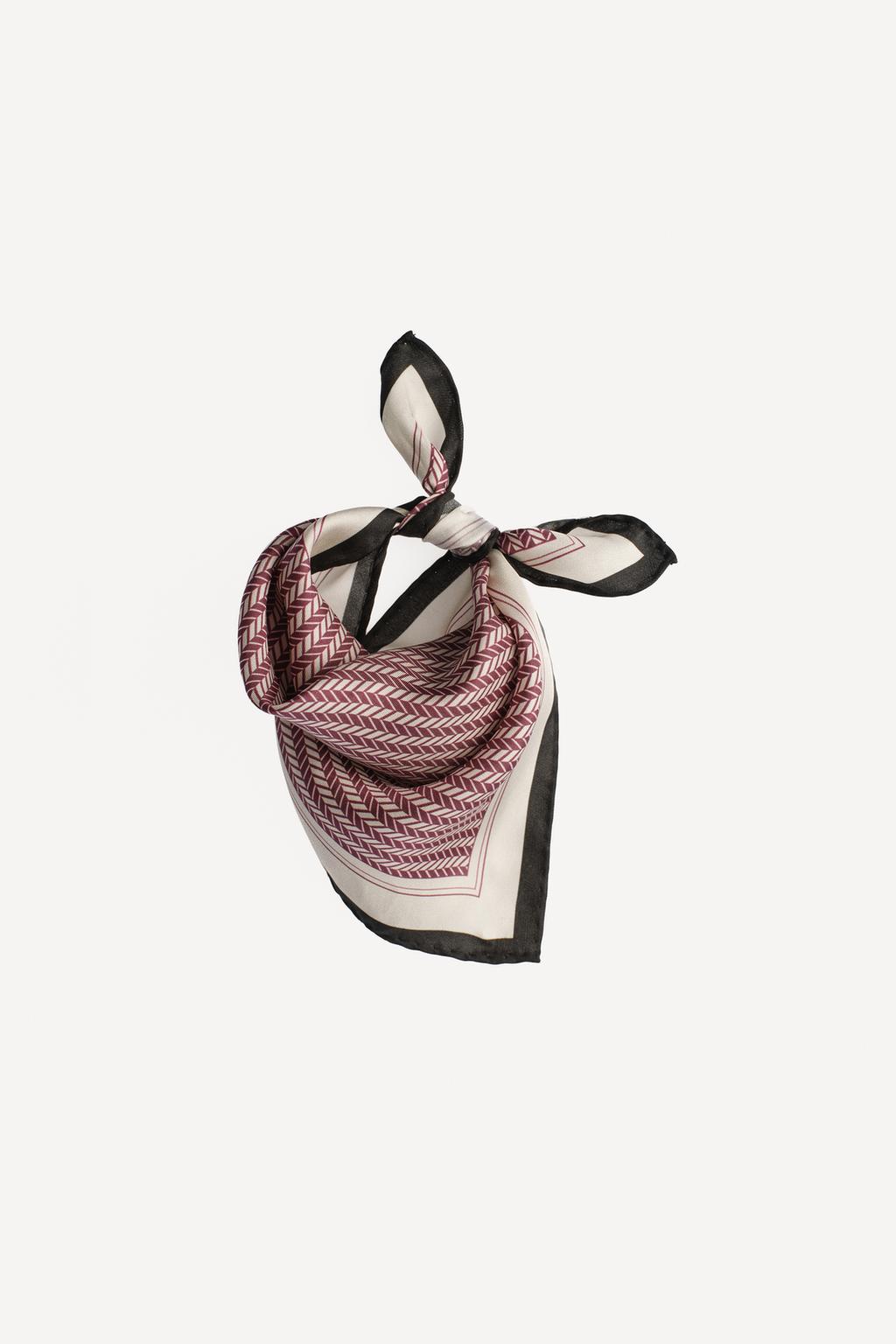 Шелковый платок willy chavarria x zara из 100% шелка