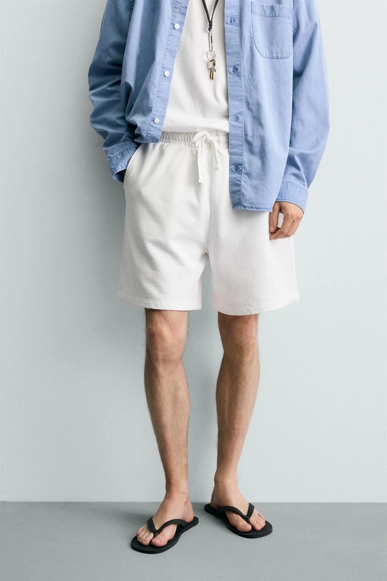 Базовые выцветшие бермуды jogger