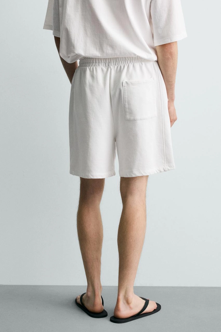 Базовые выцветшие бермуды jogger