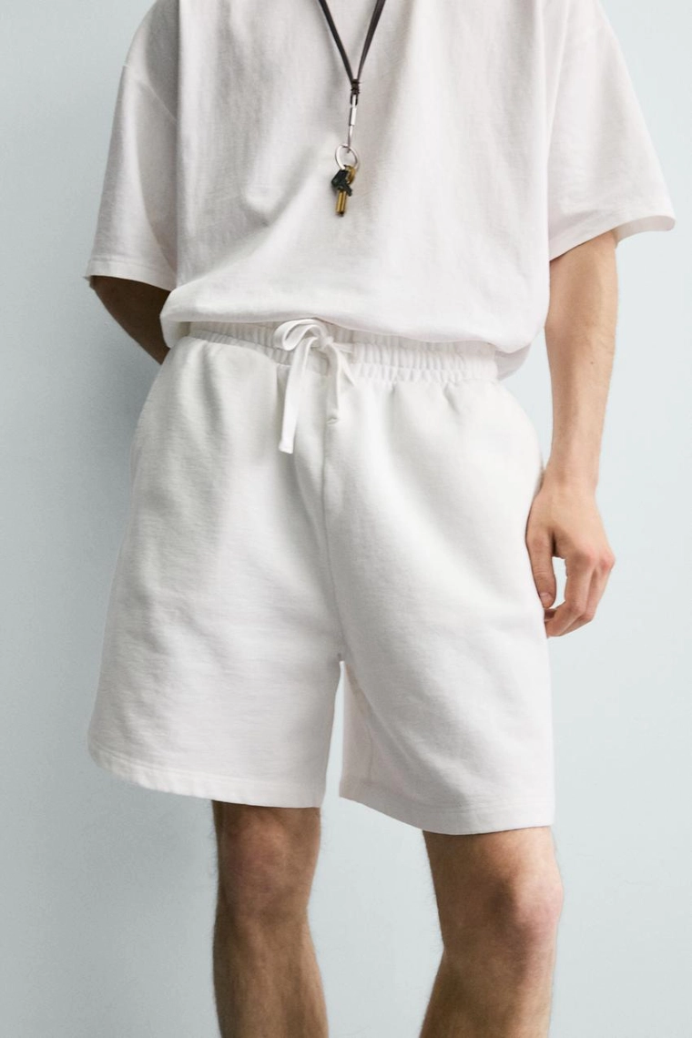 Базовые выцветшие бермуды jogger