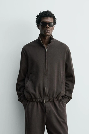 Вязаная толстовка на молнии- Заказать в России