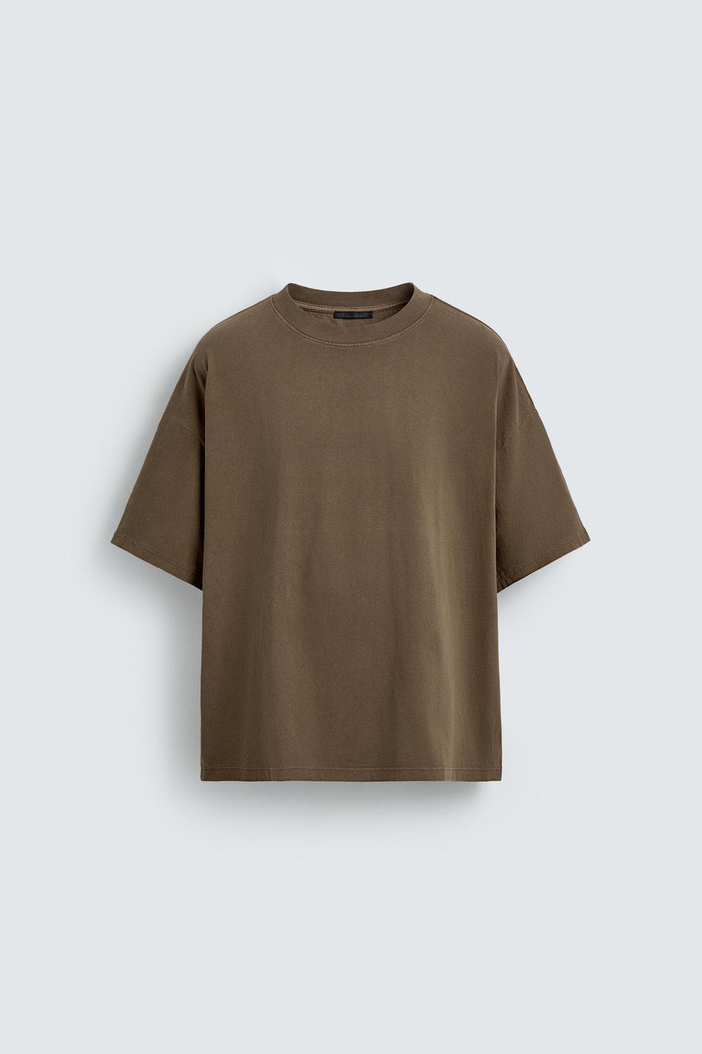 БАЗОВАЯ ФУТБОЛКА С ЭФФЕКТОМ ПОТЕРТОСТИ