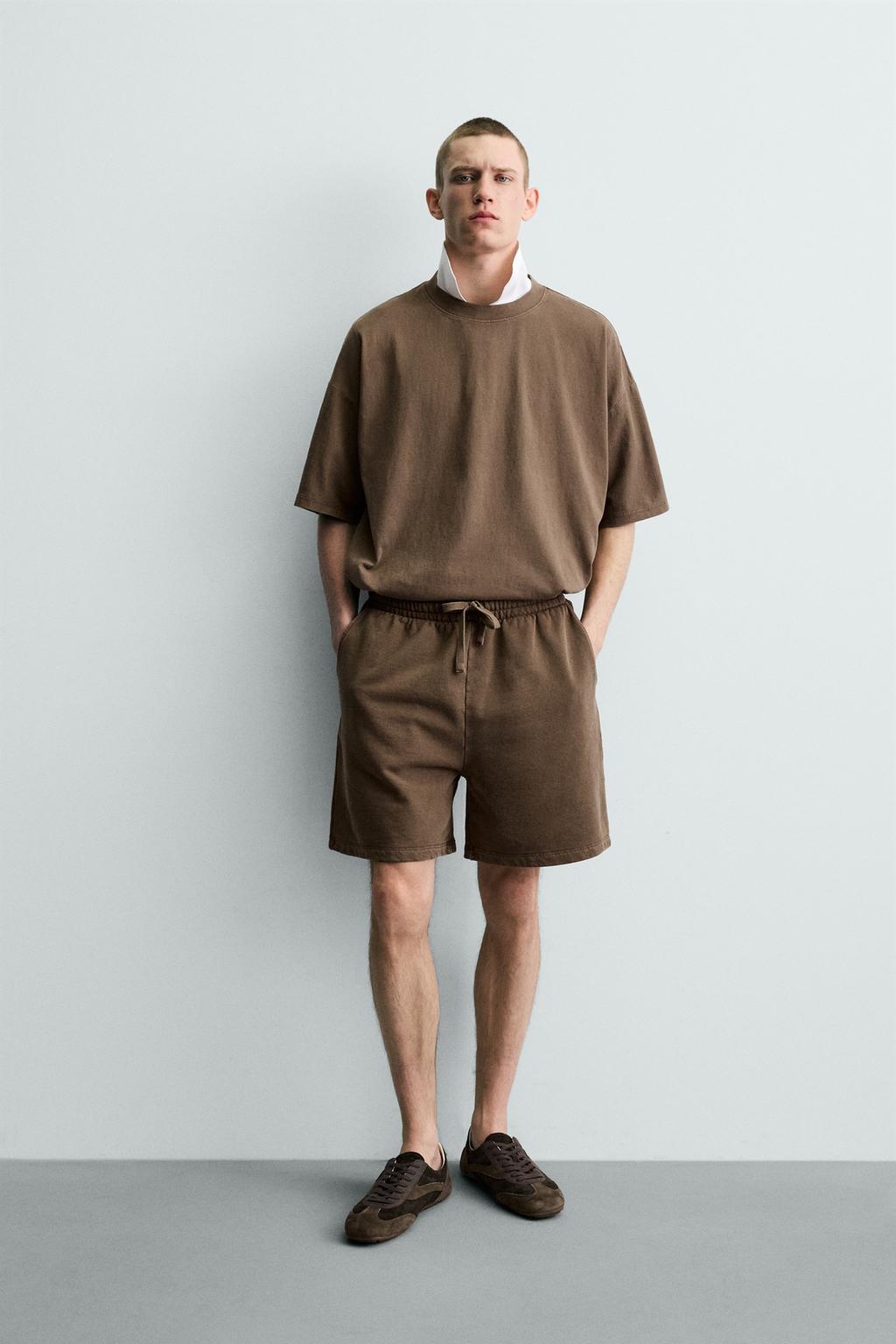 БАЗОВАЯ ФУТБОЛКА С ЭФФЕКТОМ ПОТЕРТОСТИ