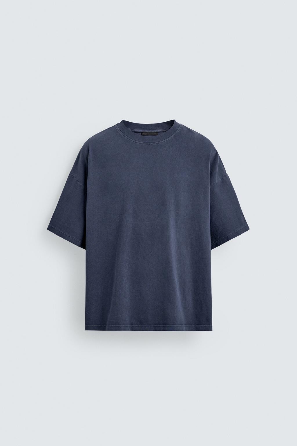 БАЗОВАЯ ФУТБОЛКА С ЭФФЕКТОМ ПОТЕРТОСТИ