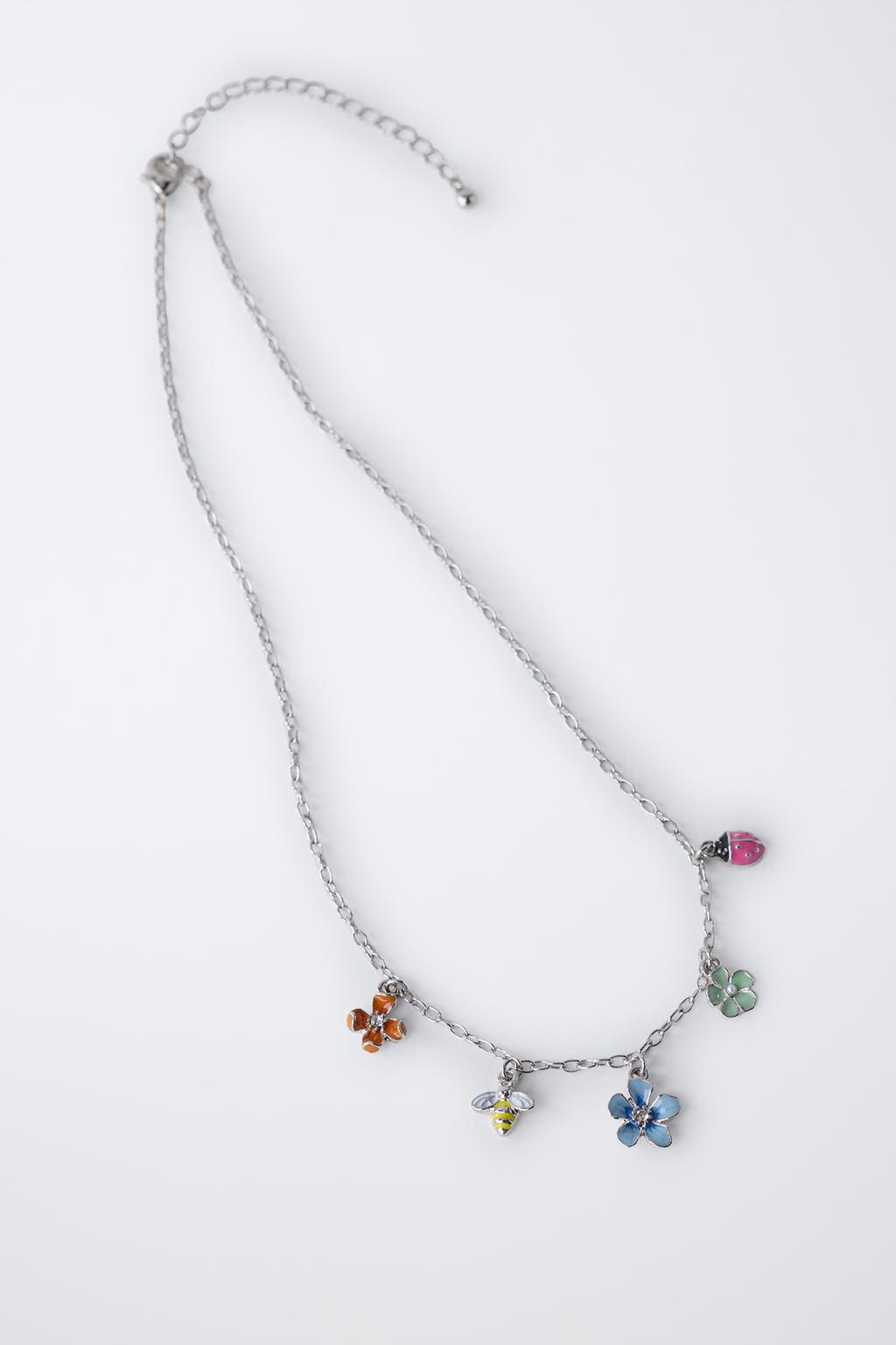 Набор колье и кольца в форме