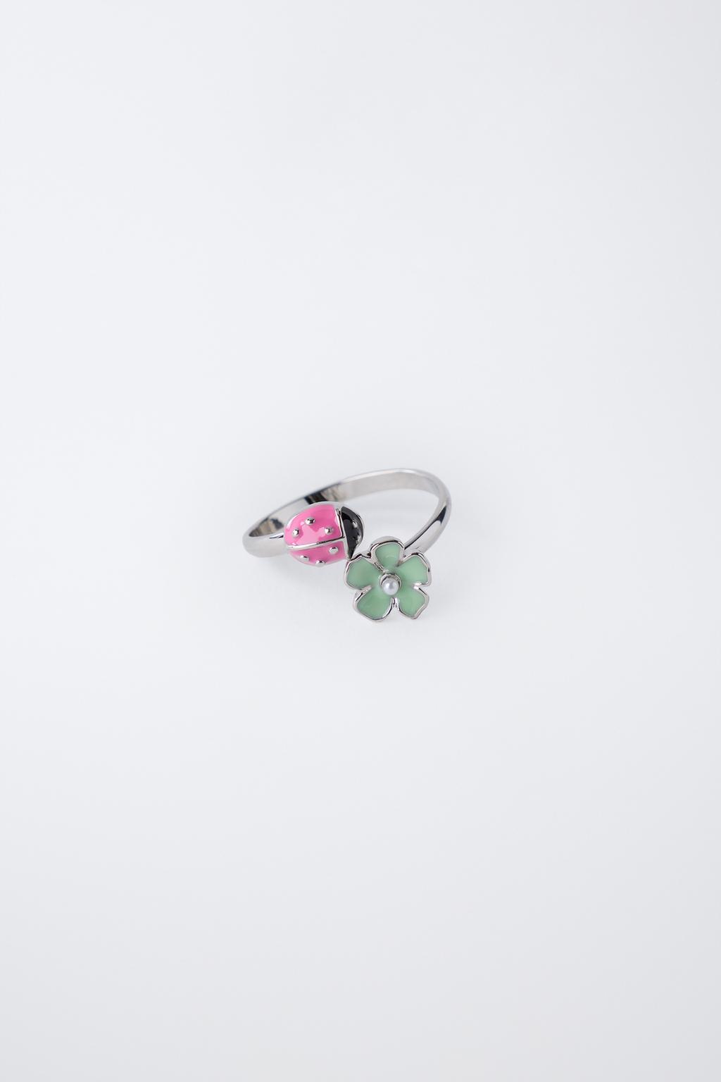 Набор колье и кольца в форме