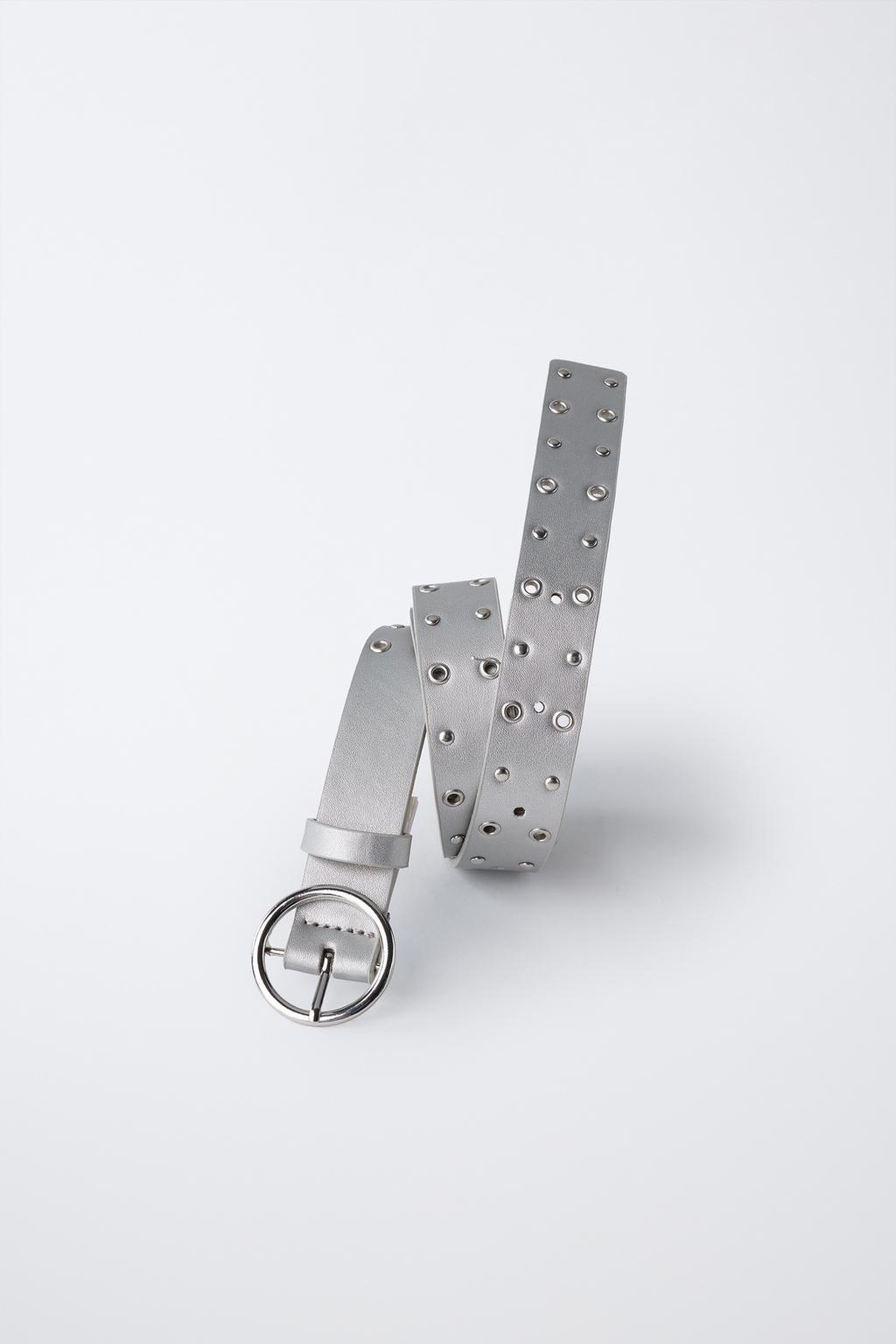 РЕМЕНЬ С МЕТАЛЛИЧЕСКИМИ ЗАКЛЕПКАМИ