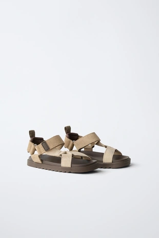 Технические кожаные сандалии- Заказать в России