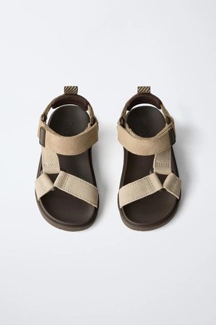 Технические кожаные сандалии- Заказать в России