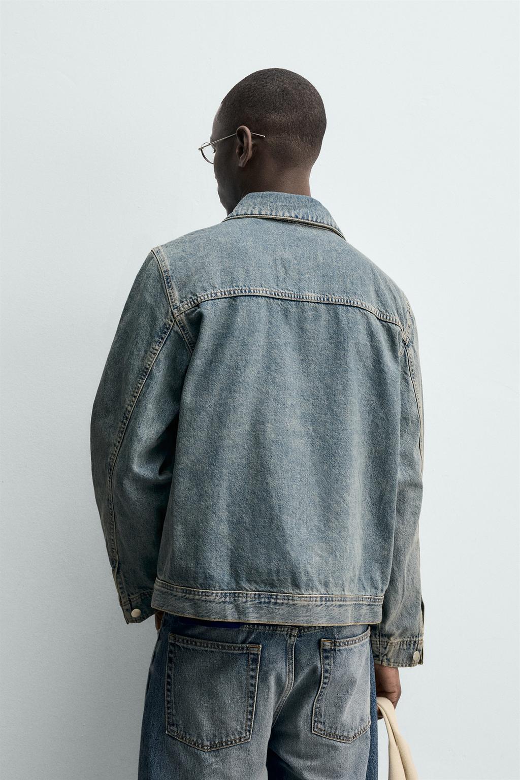 ДЖИНСОВАЯ КУРТКА-РУБАШКА СТАНДАРТНОГО КРОЯ