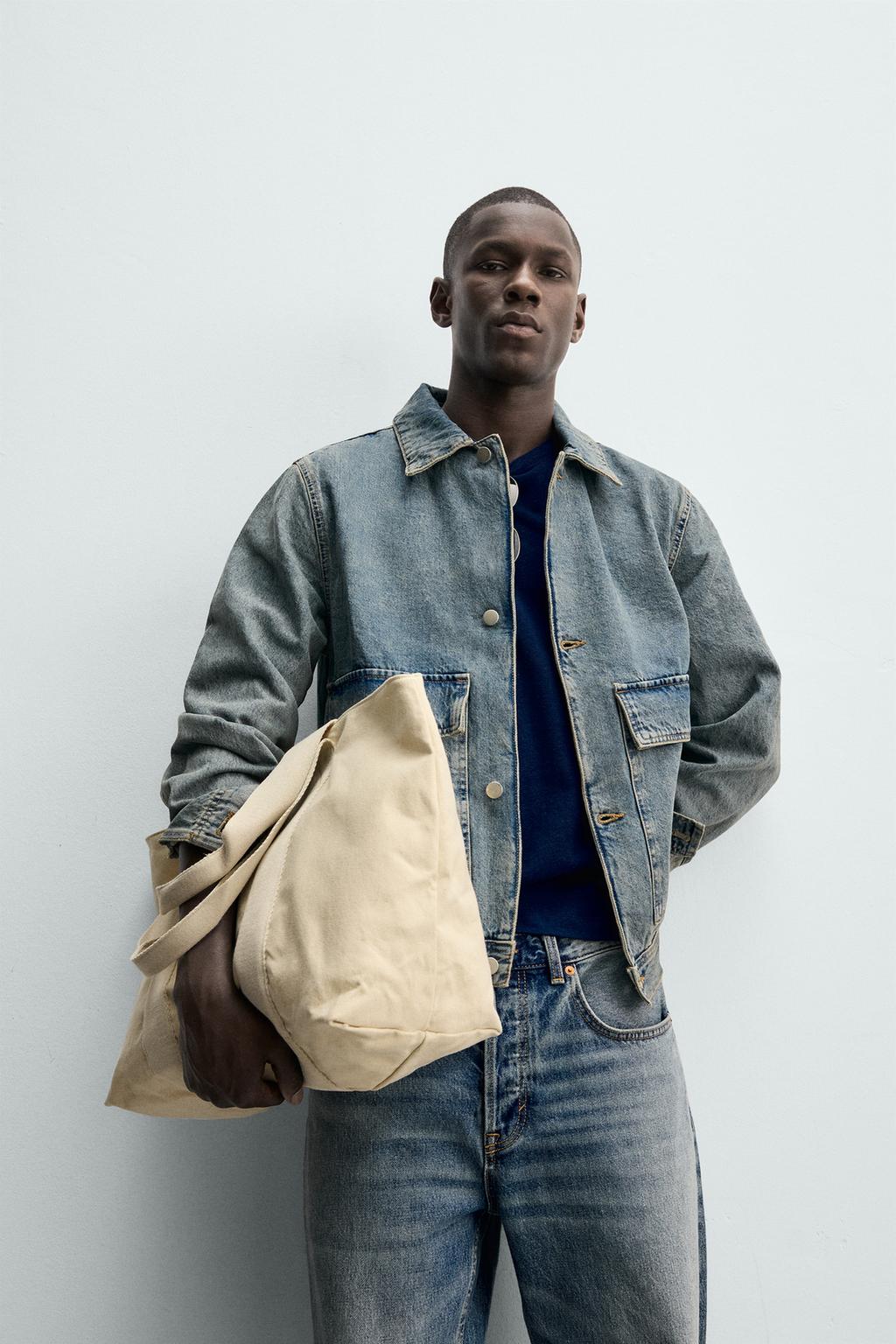 ДЖИНСОВАЯ КУРТКА-РУБАШКА СТАНДАРТНОГО КРОЯ