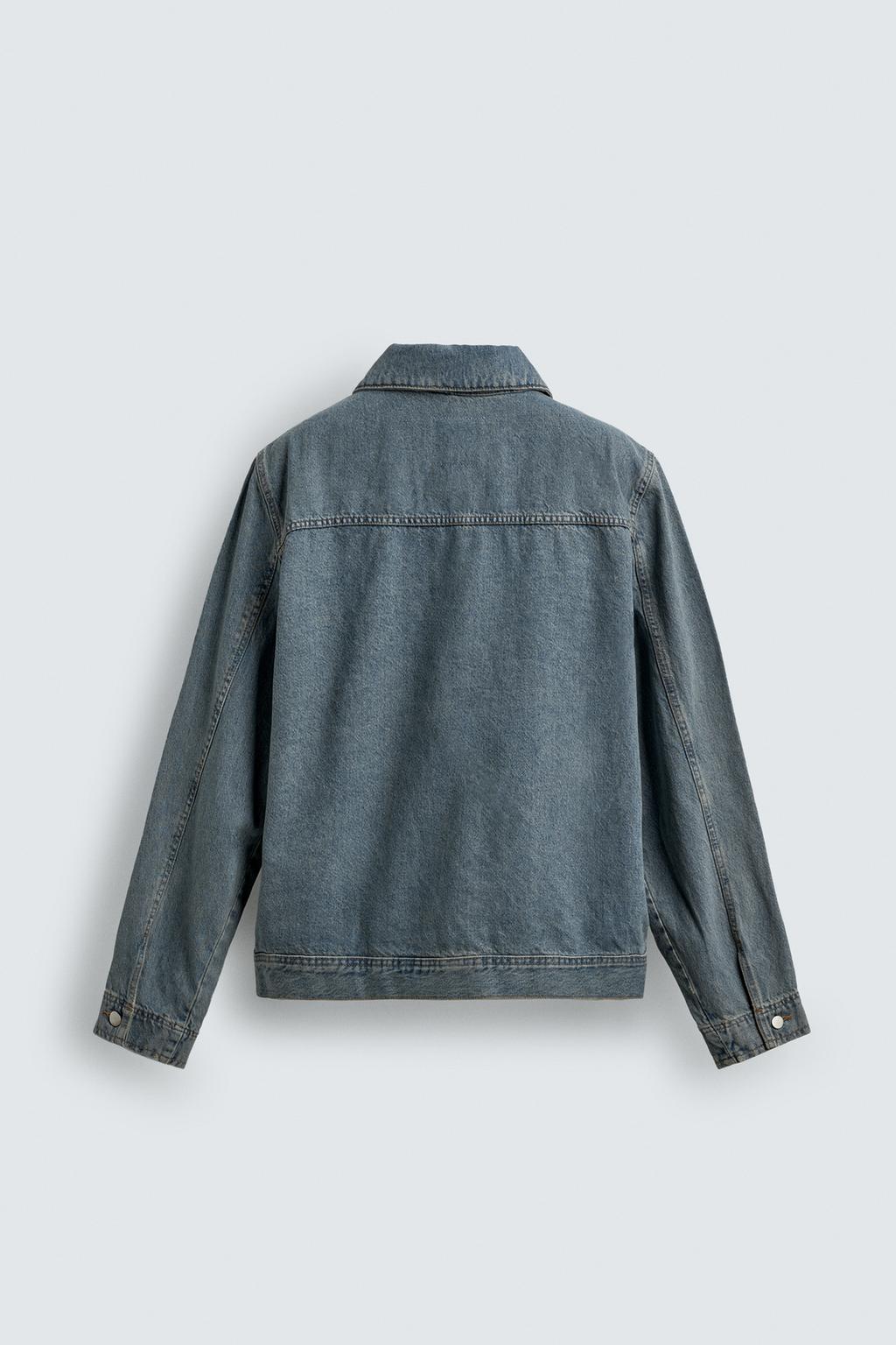 ДЖИНСОВАЯ КУРТКА-РУБАШКА СТАНДАРТНОГО КРОЯ