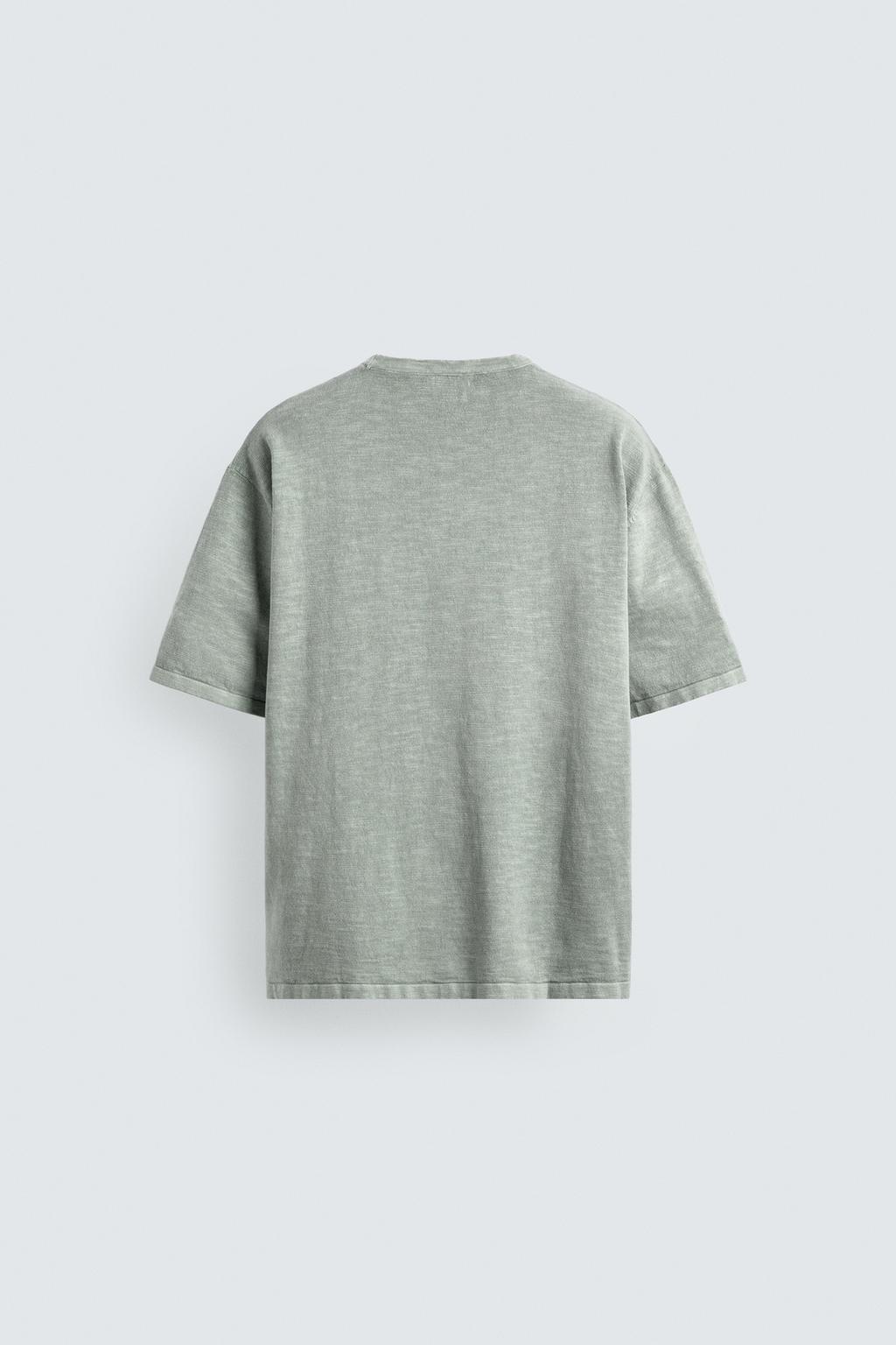 ФУТБОЛКА ИЗ РЕЛЬЕФНОГО ТРИКОТАЖА ФЛАМЕ