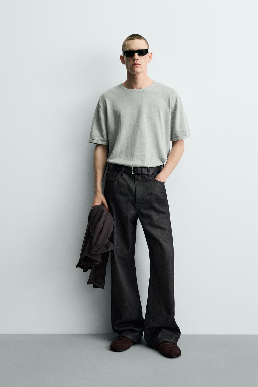 ФУТБОЛКА ИЗ РЕЛЬЕФНОГО ТРИКОТАЖА ФЛАМЕ