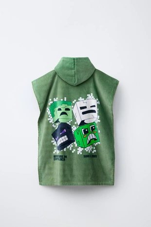 Пончо-полотенце Minecraft © Mojang Ab. ™- Заказать в России