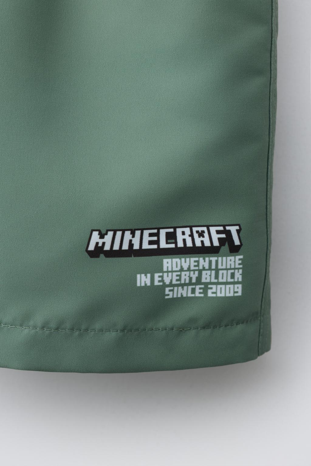 6-14 ЛЕТ/ПЛАВКИ-БЕРМУДЫ С ПРИНТОМ MINECRAFT ©MOJANG AB. ™