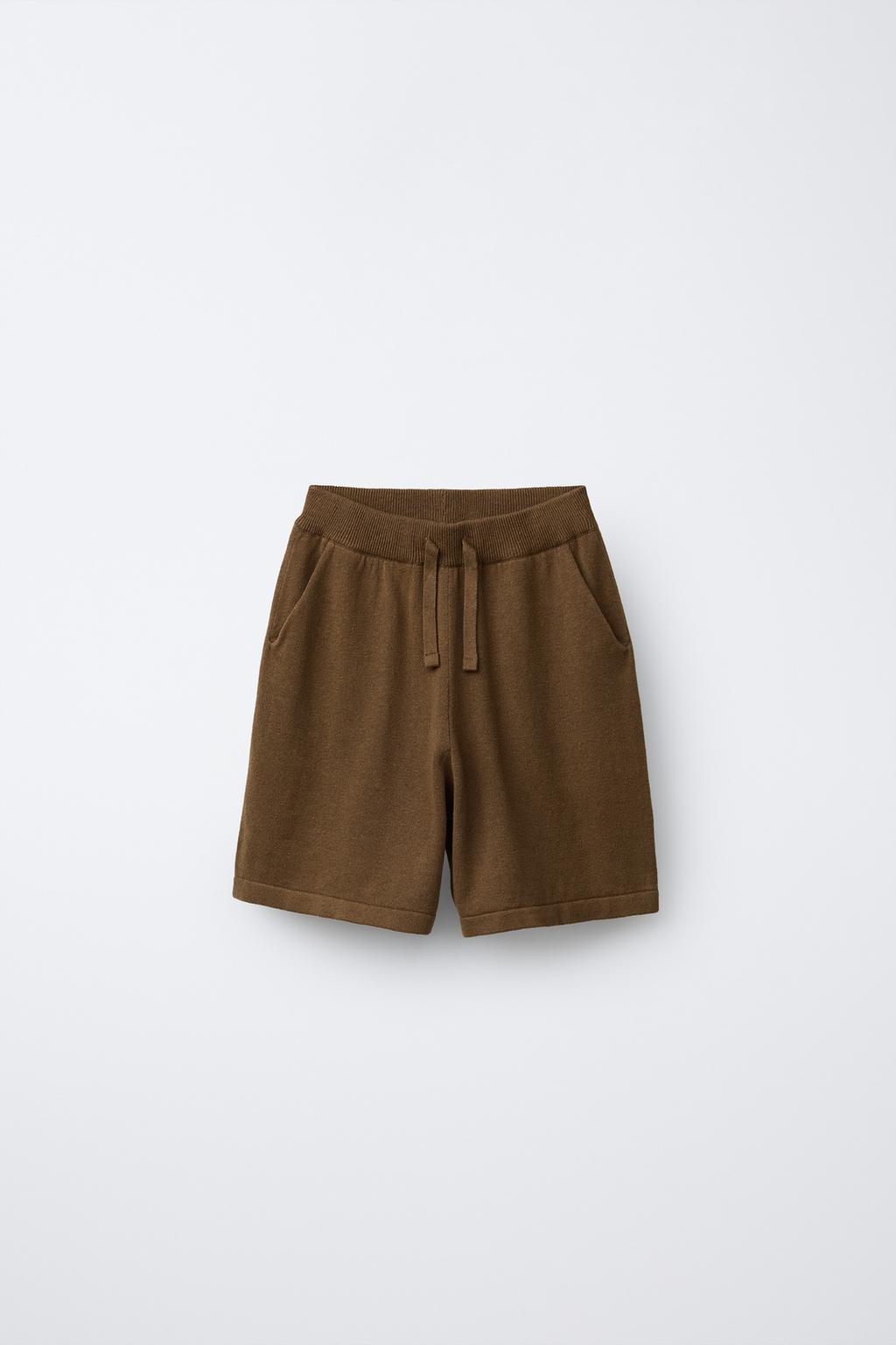 ШОРТЫ-БЕРМУДЫ ИЗ ТРИКОТАЖА, ЛЬНА И ХЛОПКА