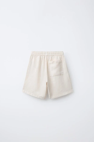 Бермуды из 100% льна- Заказать в России