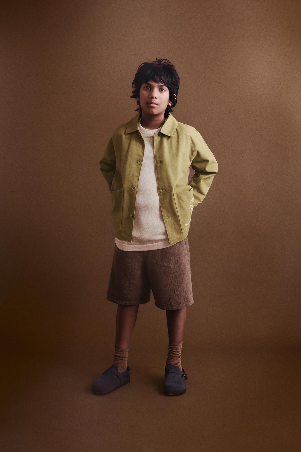 ОДНОТОННАЯ ФУТБОЛКА ИЗ ЛЬНА И ХЛОПКА