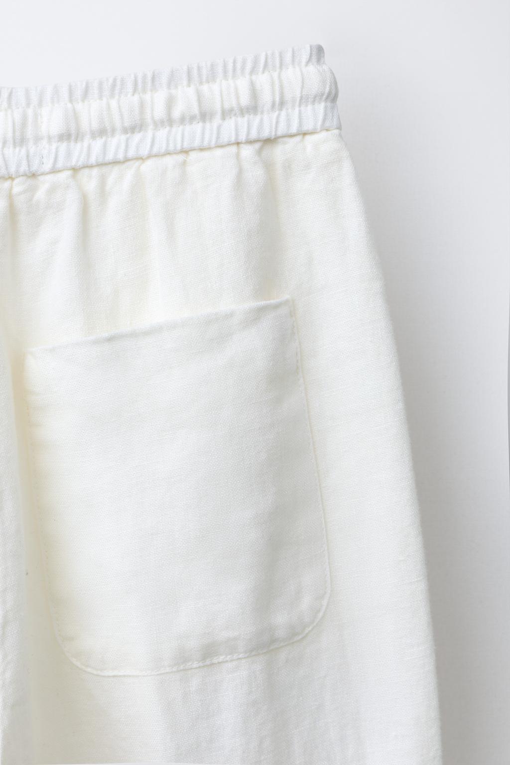 ПРЯМЫЕ БРЮКИ ИЗ 100% ЛЬНА