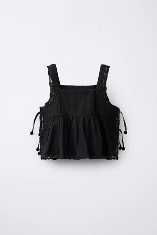 Топ с вышивкой