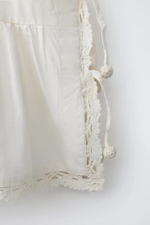 Топ с вышивкой и завязками- Заказать в России