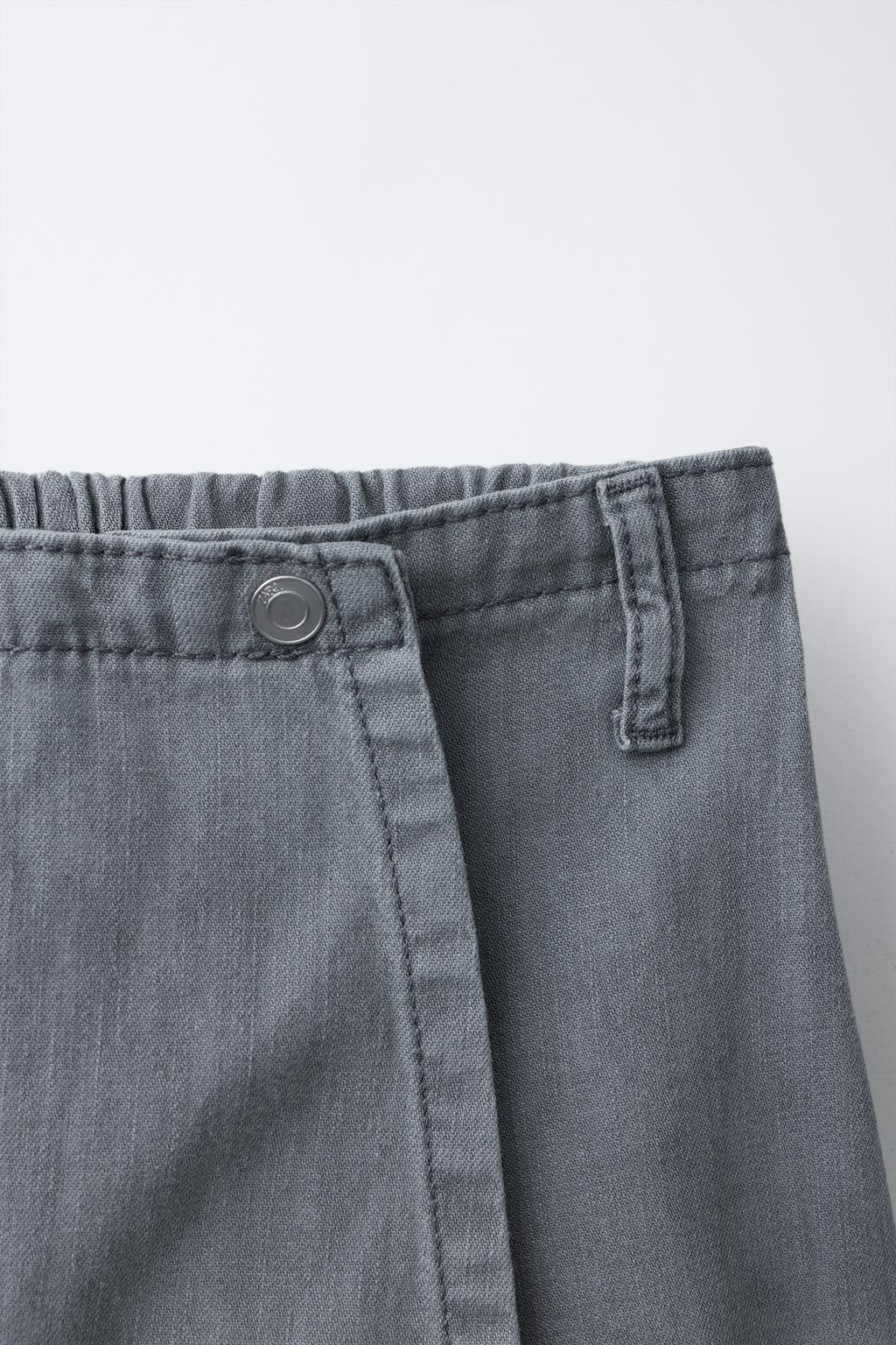 ДЖИНСОВАЯ ЮБКА-ШОРТЫ