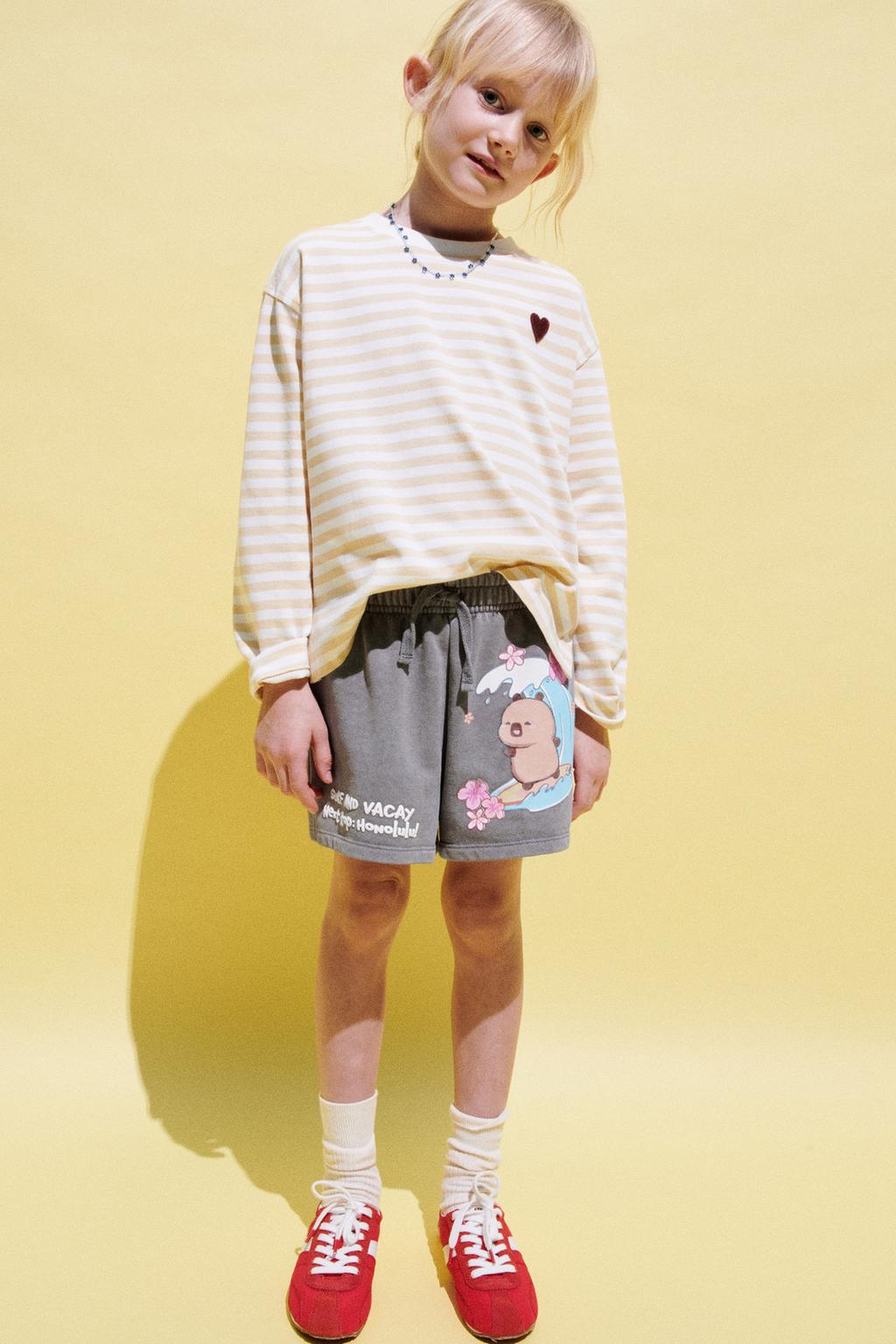 ШОРТЫ С ЭФФЕКТОМ ПОТЕРТОСТИ CAPIBARA CAPYFUN ©