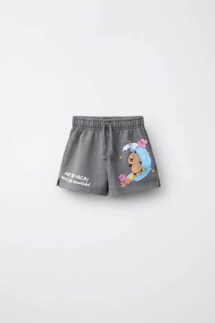 Шорты с эффектом потертости Capibara Capyfun ©- Заказать в России