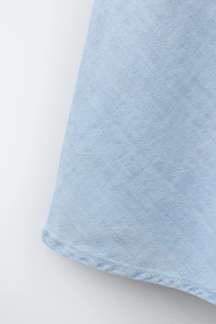 Свободная юбка миди с заклепками- Заказать в России