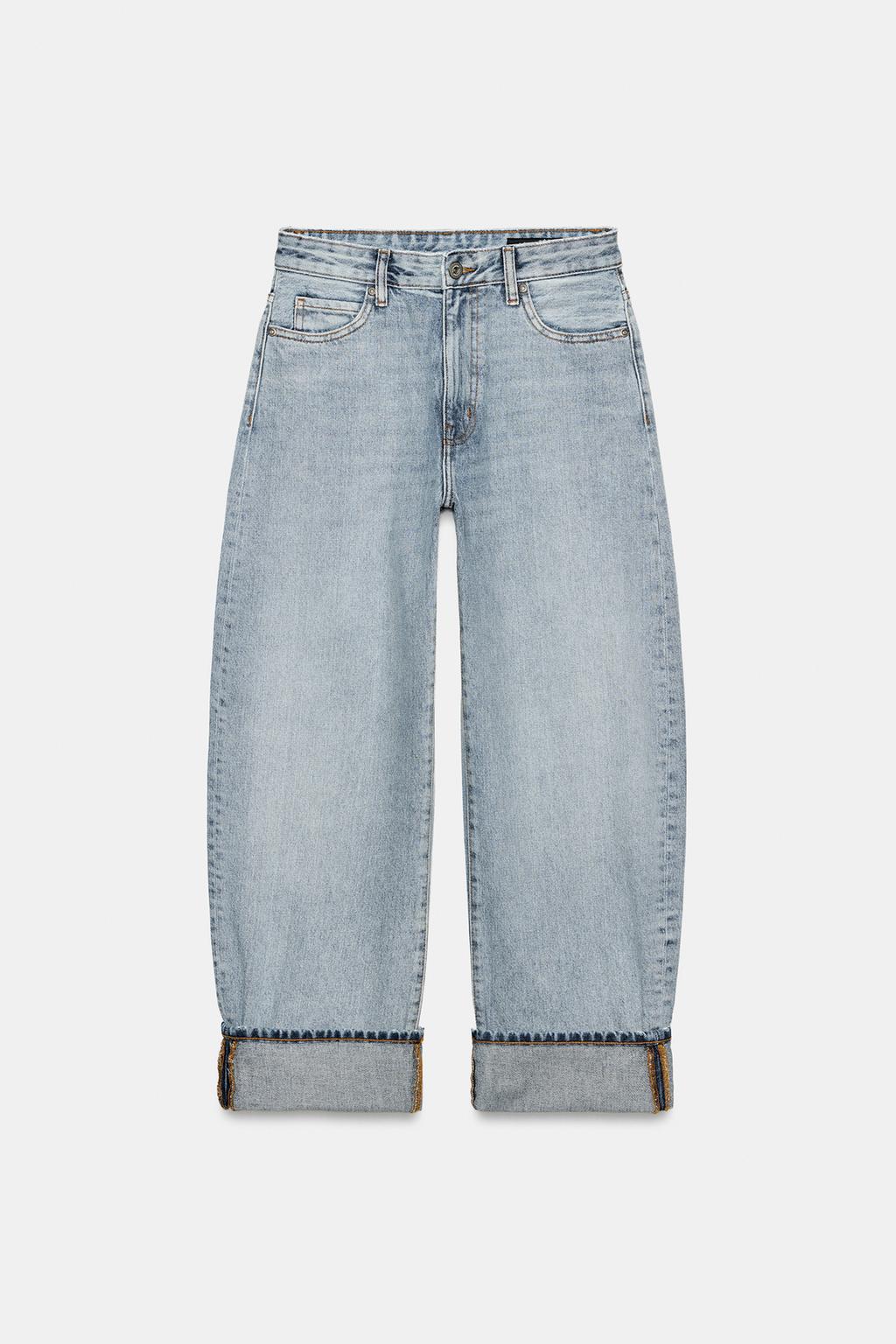 ДЖИНСЫ BALLOON СО СРЕДНЕЙ ПОСАДКОЙ — ZW COLLECTION