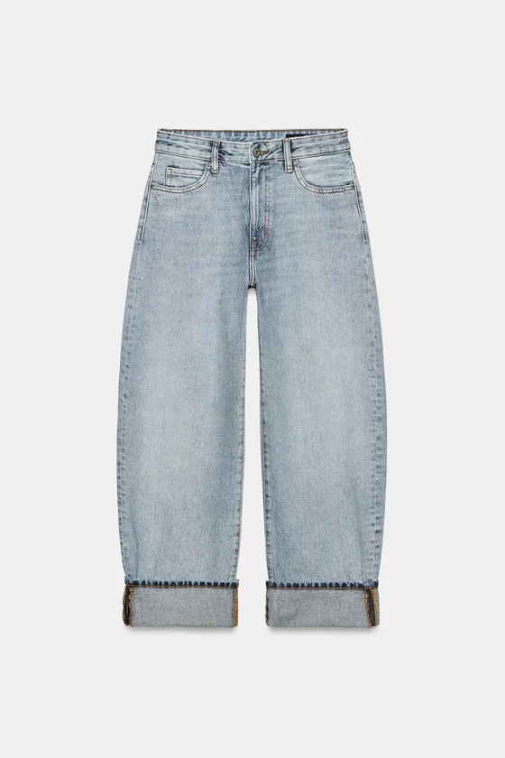 ДЖИНСЫ баллон СО СРЕДНЕЙ ПОСАДКОЙ — коллекция Zara «ZW»