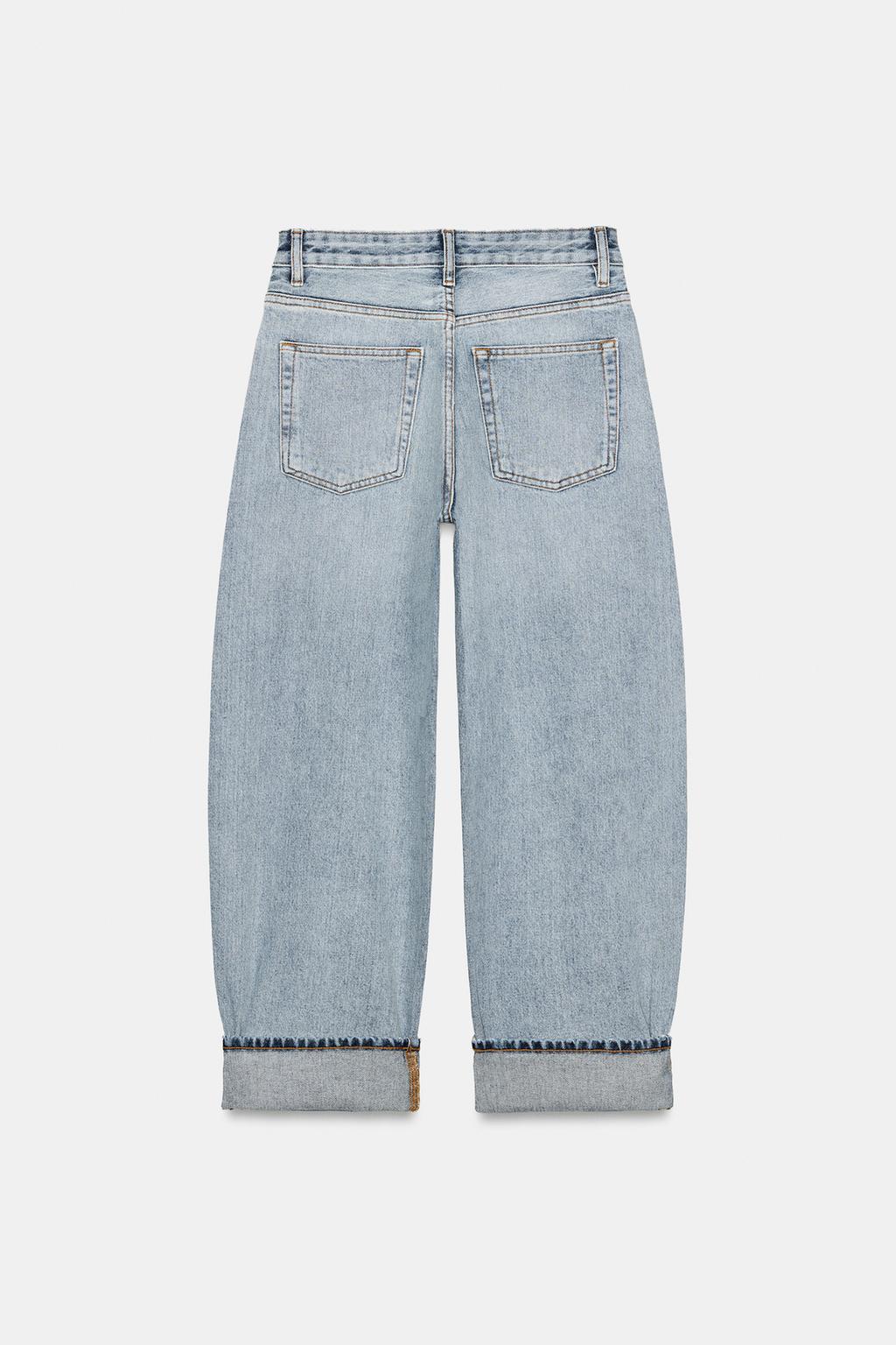 ДЖИНСЫ BALLOON СО СРЕДНЕЙ ПОСАДКОЙ — ZW COLLECTION