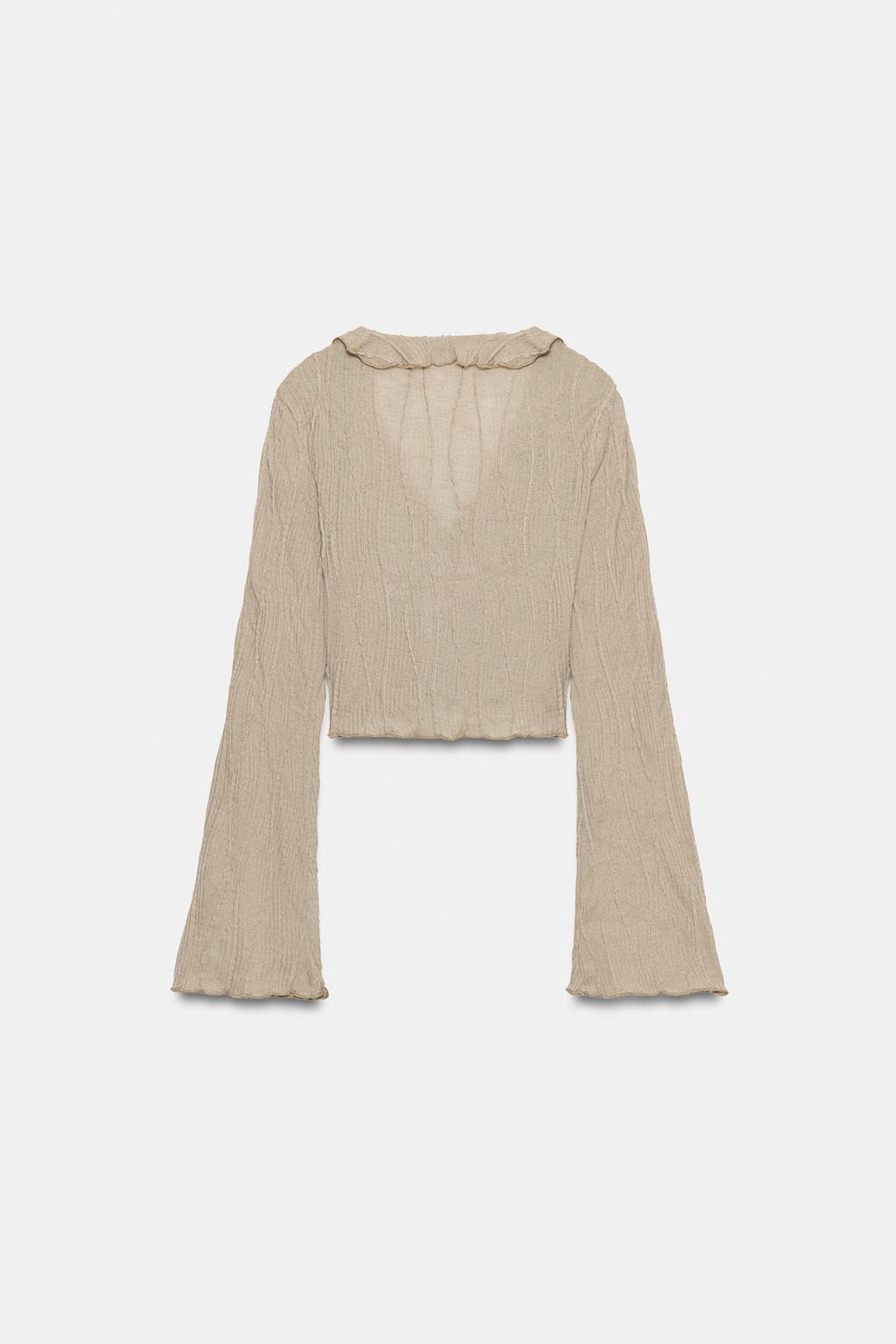 ТОП С ВОЛАНАМИ И ЗАВЯЗКАМИ