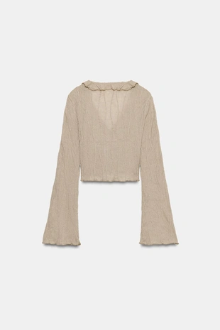 Топ с воланами и завязками- Заказать в России