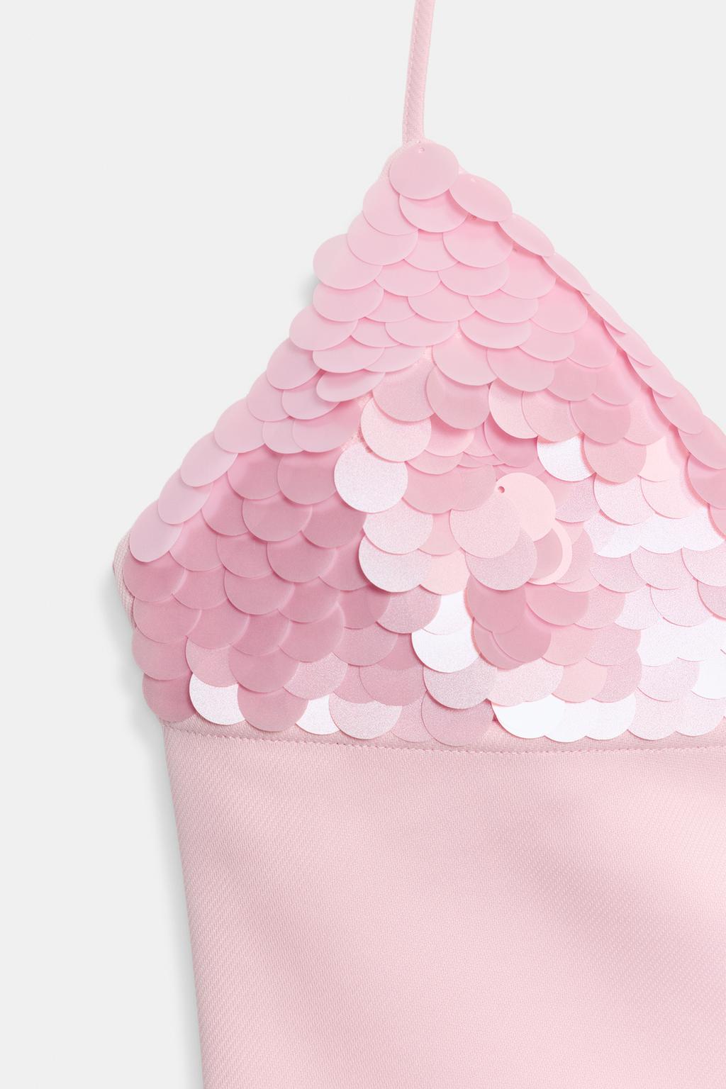 ТОП С ГОРЛОВИНОЙ ХАЛТЕР И ПАЙЕТКАМИ