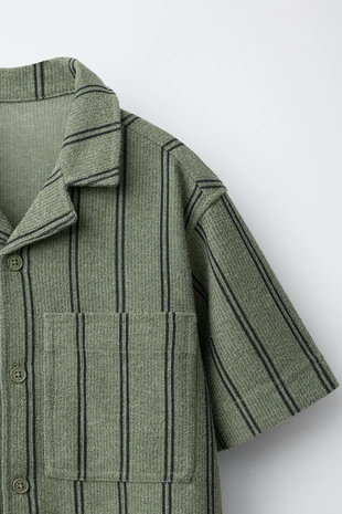 Рубашка боулинг в сельском стиле- Заказать в России