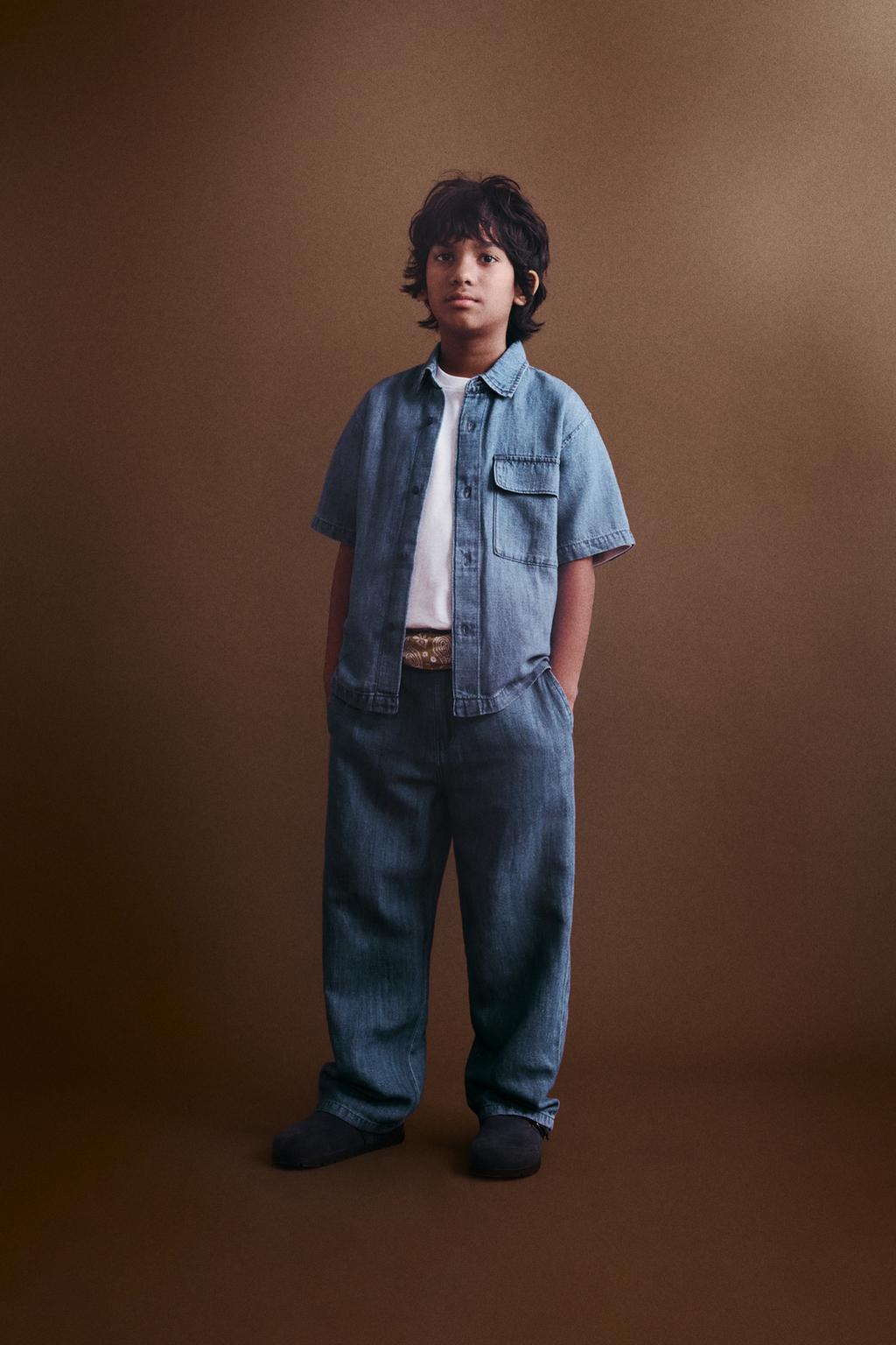 ДЖИНСОВАЯ РУБАШКА СВОБОДНОГО КРОЯ