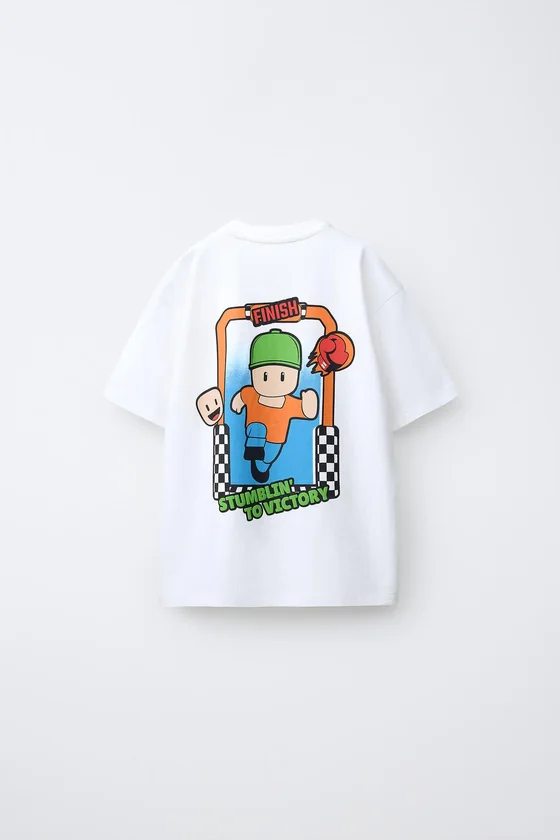 Футболка stumble guys ™ © scopely от zara