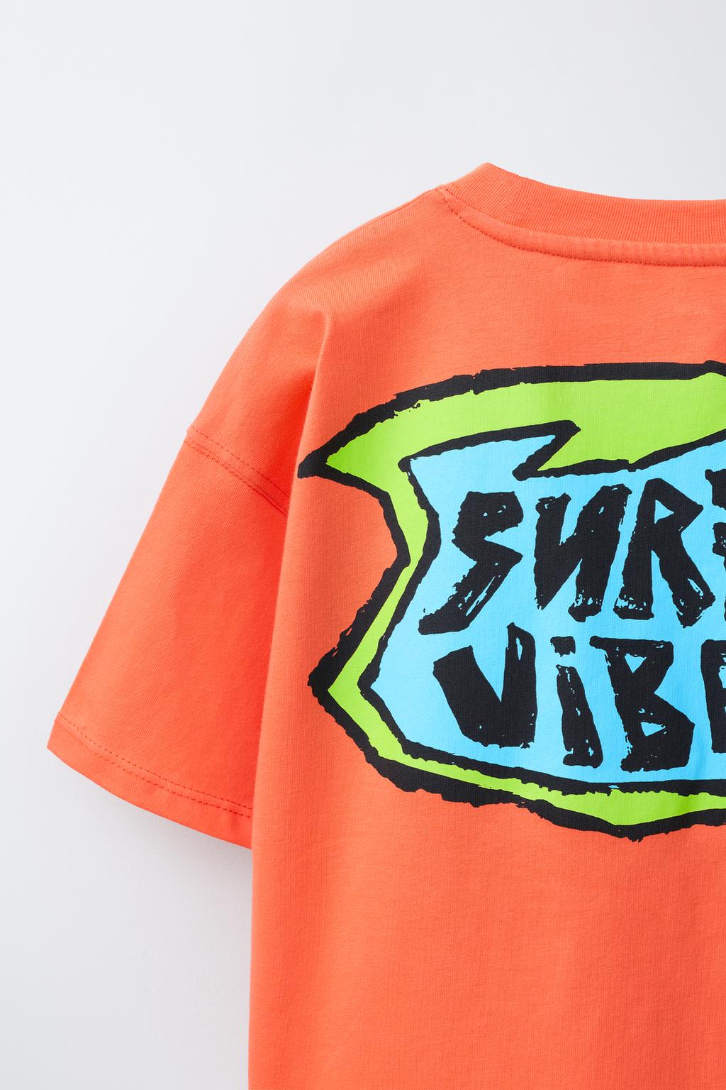 ФУТБОЛКА С ПРИНТОМ  СЕРФИНГ 