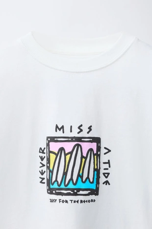 Футболка с принтом «доски для серфинга»- Заказать в России