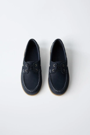 Кожаные топсайдеры- Заказать в России