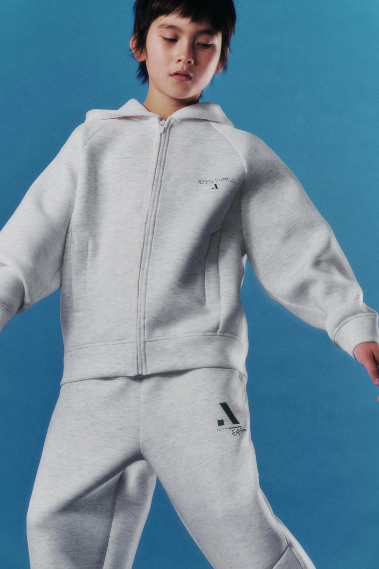 Спортивный толстовка с молнией из неопрена