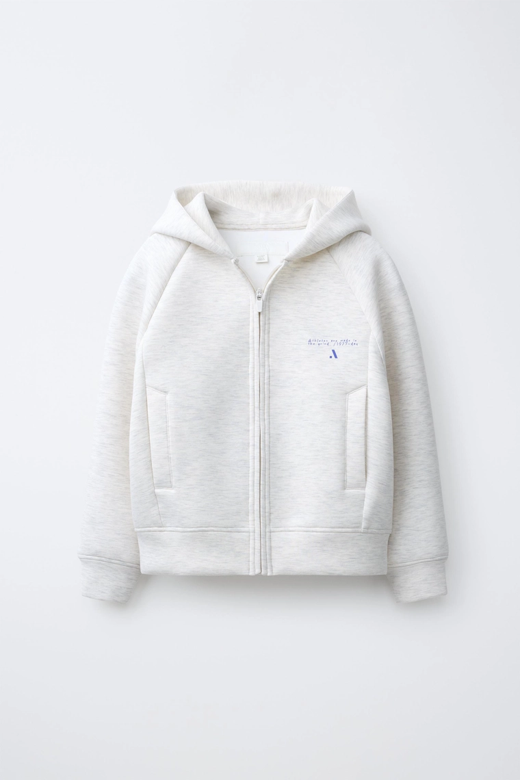 Спортивный толстовка с молнией из неопрена