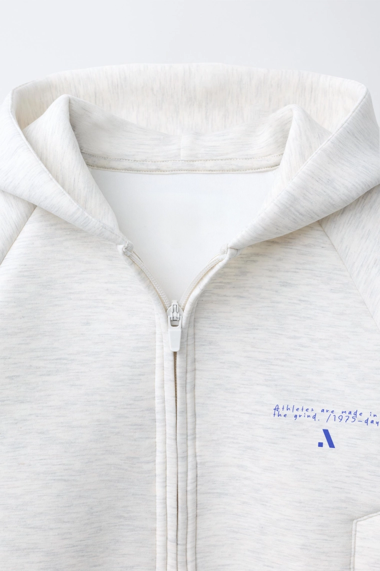 Спортивный толстовка с молнией из неопрена