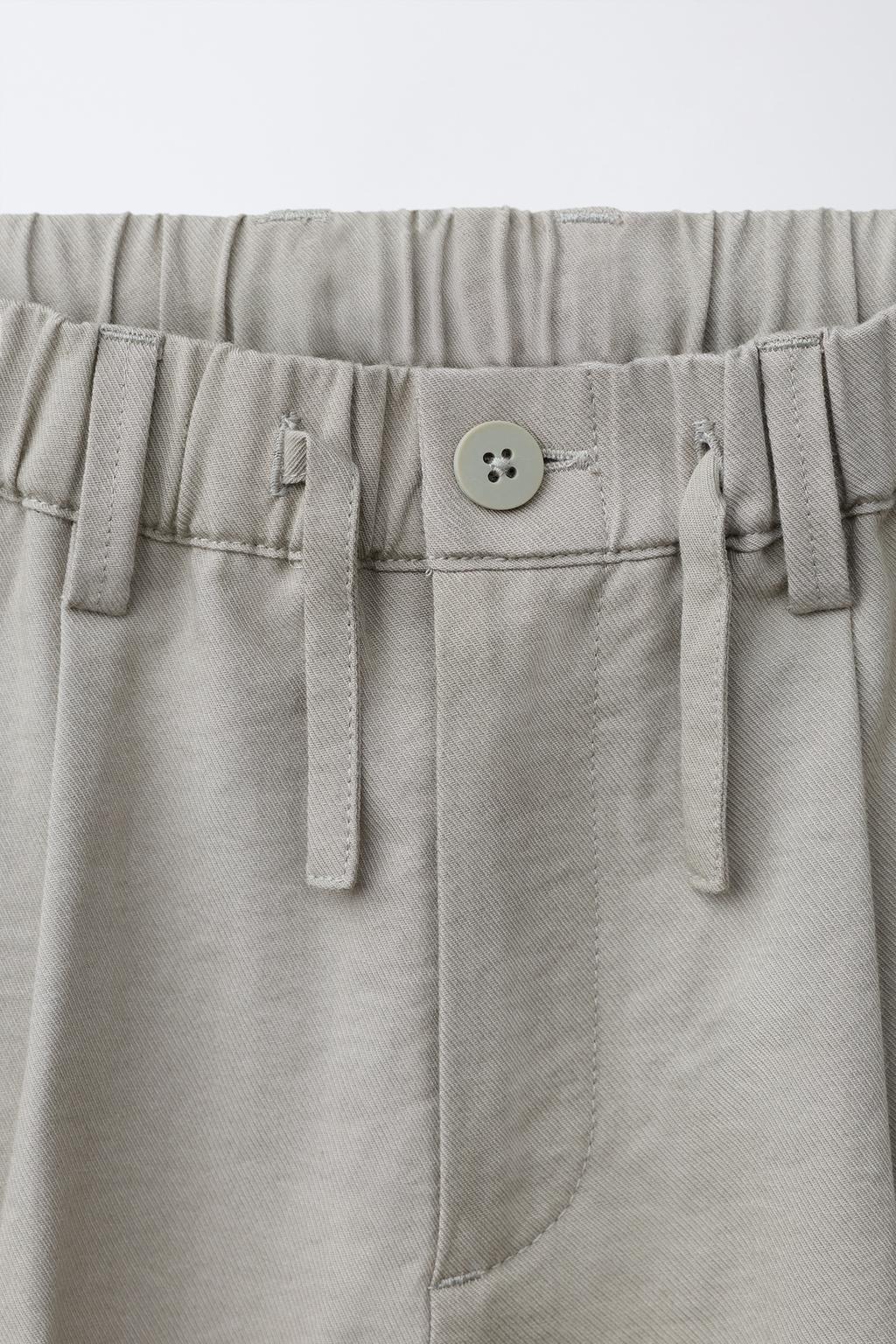 БРЮКИ СВОБОДНОГО КРОЯ С ЗАЩИПАМИ