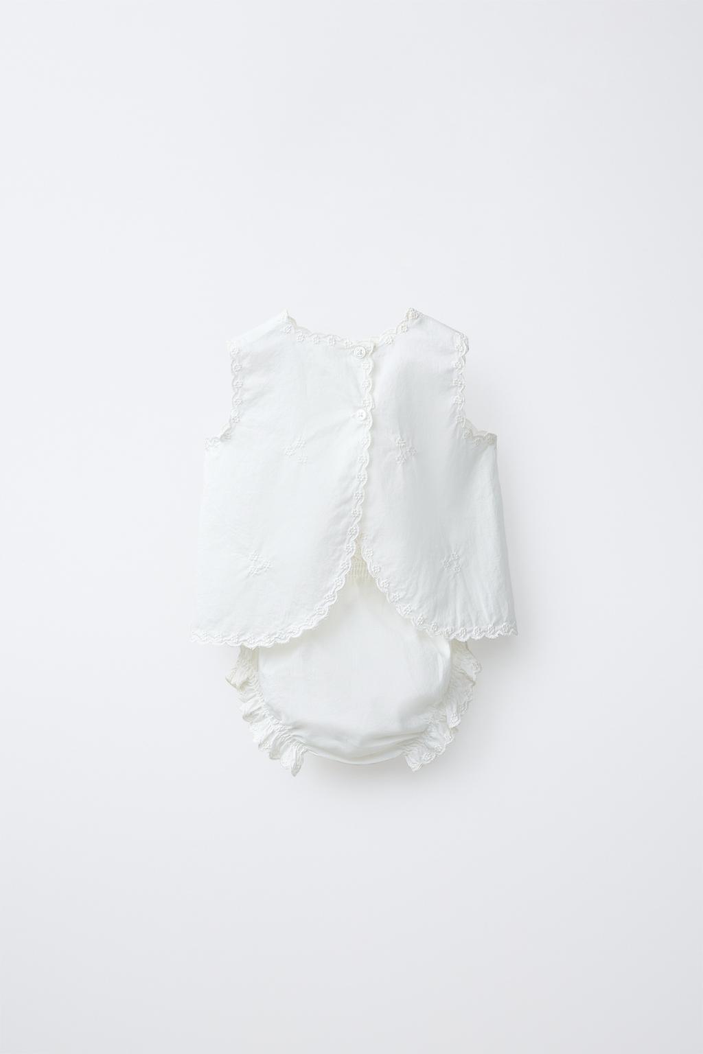 КОМПЛЕКТ ИЗ РУБАШКИ И ТРУСОВ С ВЫШИВКОЙ