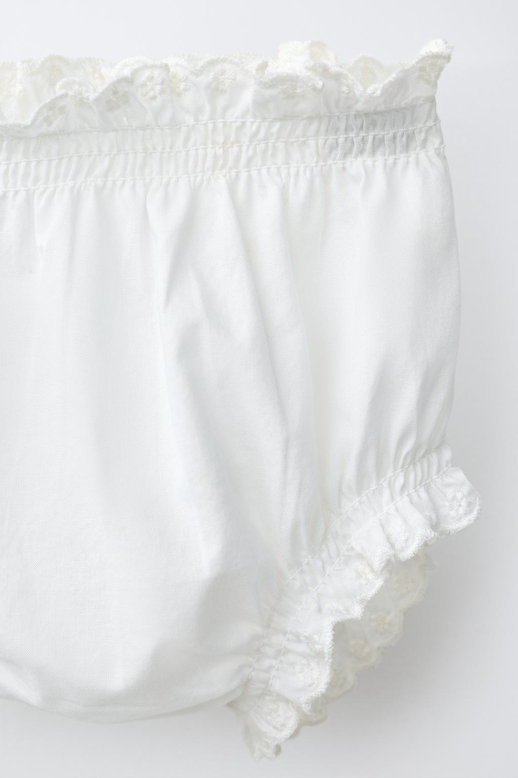 КОМПЛЕКТ ИЗ РУБАШКИ И ТРУСОВ С ВЫШИВКОЙ